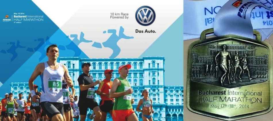Andrei Gligor si Bery Fitness & Spa - Bucharest International Half Marathon