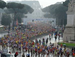 Andrei Gligor si Bery Fitness & Spa - Roma Marathon