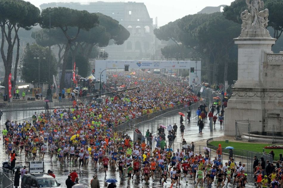 Andrei Gligor si Bery Fitness & Spa - Roma Marathon